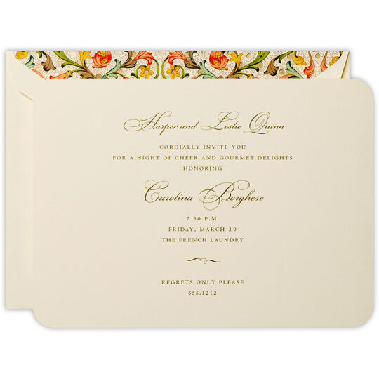 Personalized Social Invitations with Rounded Corners